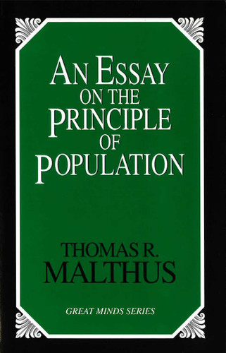 Essay on the Principle of Population (Great Minds Series) book cover by Thomas Robert Malthus