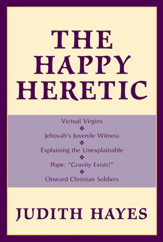 Happy Heretic book cover by Judith Hayes