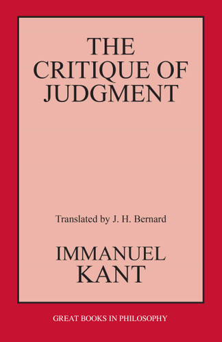 Critique of Judgment book cover by Immanuel Kant