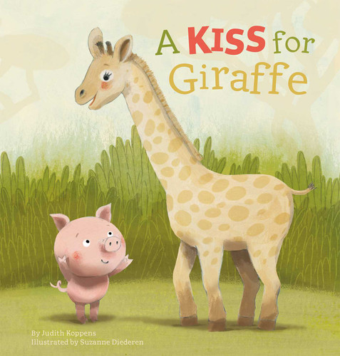 A Kiss for Giraffe book cover by Judith Koppens