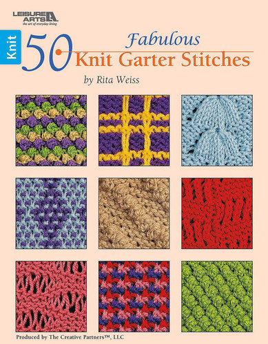 50 Fabulous Knit Garter Stitches book cover by Rita Weiss