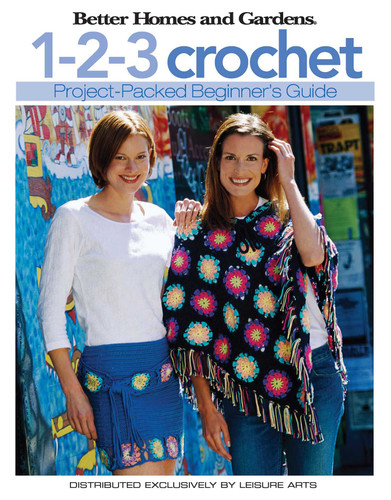 1-2-3 Crochet: Project-Packed Beginner's Guide book cover by Better Homes