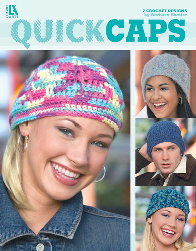 Quick Caps—7 Crochet Designs book cover by Barbara Shaffer