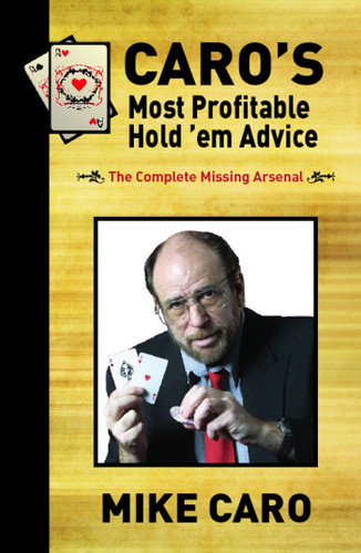 Caro's Most Profitable Hold'em Advice book cover by Mike Caro