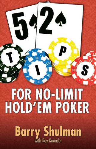52 Tips for No-Limit Hold'em Poker book cover by Barry Shulman