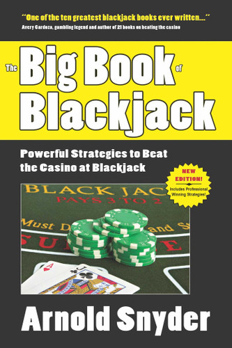 Big Book of Blackjack book cover by Arnold Snyder