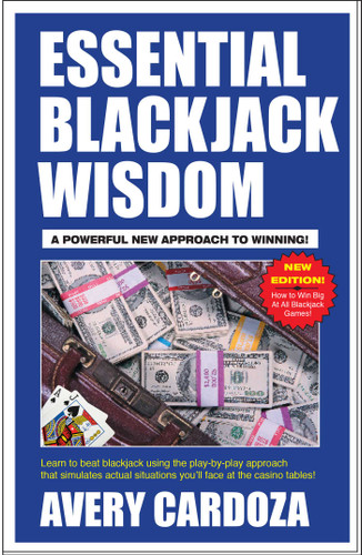Essential Blackjack Wisdom book cover by Avery Cardoza