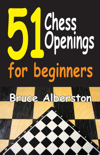 51 Chess Openings for Beginners book cover by Bruce Alberston