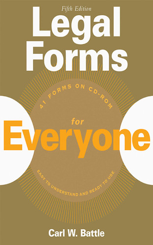 Legal Forms for Everyone book cover by Carl W. Battle