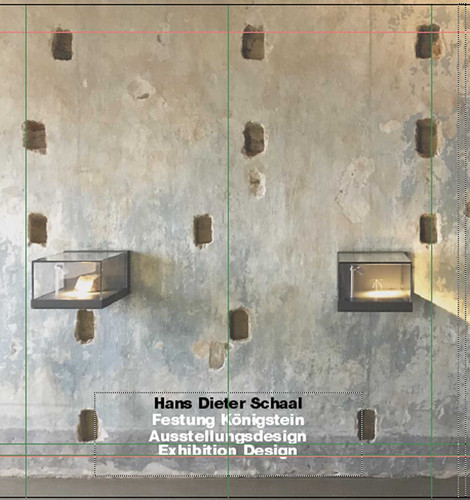 Hans Dieter Schaal. Festung Königstein. Ausstellungsdesign/ Exhibition Design book cover by Hans Dieter Schaal