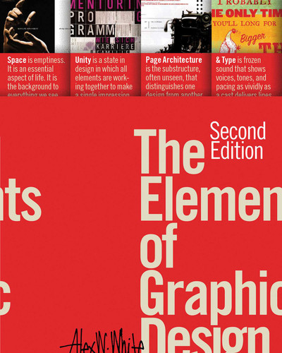 The Elements of Graphic Design book cover by Alex W. White