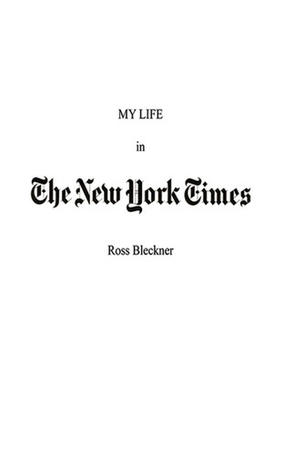 My Life in The New York Times book cover by Ross Bleckner