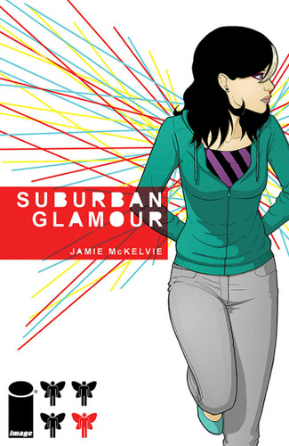 Suburban Glamor book cover by Jamie McKelvie