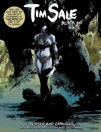 Tim Sale: Black And White - Revised And Expanded book cover by Richard Starkings, John Roshell, Tim Sale