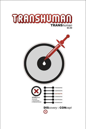 Transhuman book cover by Jonathan Hickman