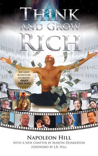 Think and Grow Rich book cover by Napoleon Hill