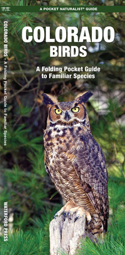 Colorado Birds: A Folding Pocket Guide to Familiar Species (Wildlife and Nature Identification) book cover by James Kavanagh