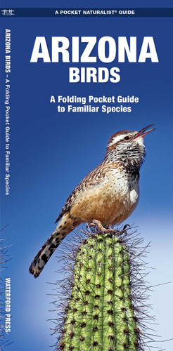 Arizona Birds: A Folding Pocket Guide to Familiar Species (Wildlife and Nature Identification) book cover by James Kavanagh
