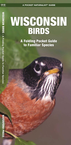 Wisconsin Birds: A Folding Pocket Guide to Familiar Species (Wildlife and Nature Identification) book cover by James Kavanagh