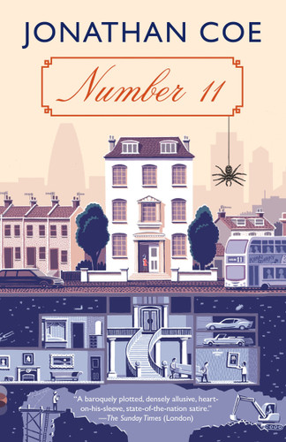 Number 11: A novel book cover by Jonathan Coe