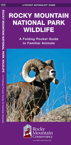 Rocky Mountain National Park Wildlife (RMNA), 2nd Ed: A Folding Pocket Guide to Familiar Animals (Nature Observation North America) book cover by James Kavanagh, Waterford Press