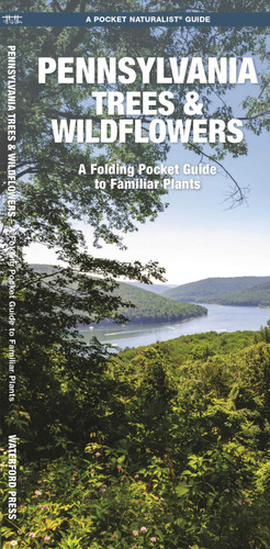 Pennsylvania Trees & Wildflowers: A Folding Pocket Guide to Familiar Plants (Wildlife and Nature Identification) book cover by James Kavanagh
