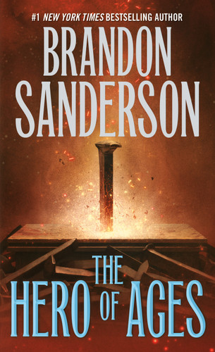 The Hero of Ages: Book Three of Mistborn book cover by Brandon Sanderson