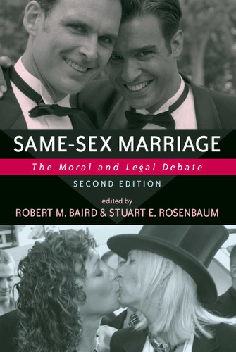 Same-sex Marriage: The Moral And Legal Debate book cover by 