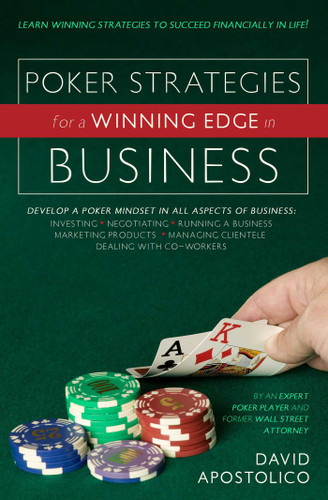 Poker Strategies for a Winning Edge in Business book cover by David Apostolico