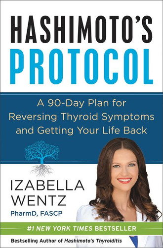 Hashimoto's Protocol: A 90-Day Plan for Reversing Thyroid Symptoms and Getting Your Life Back book cover by Izabella Wentz, PharmD.