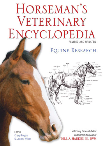 Horseman's Veterinary Encyclopedia, Revised and Updated book cover by Equine Research