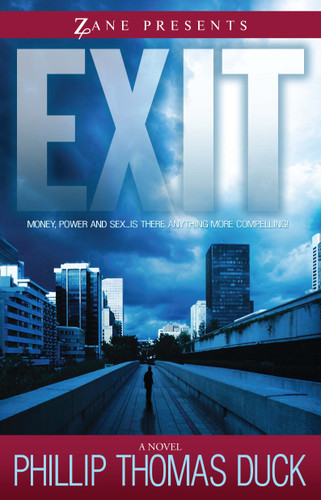 Exit book cover by Phillip Thomas Duck