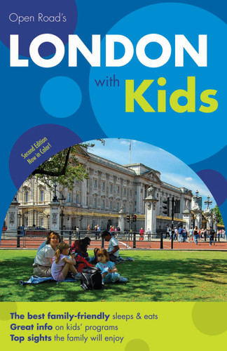 Open Road's London with Kids 2E book cover by Valerie Gwinner