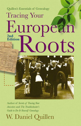 Tracing Your European Roots, 2E book cover by Daniel Quillen W.