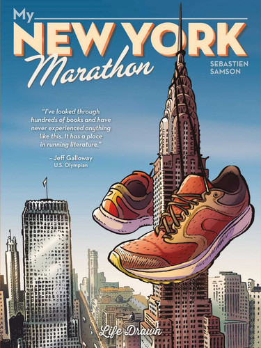 My New York Marathon book cover by Sebastien Samson