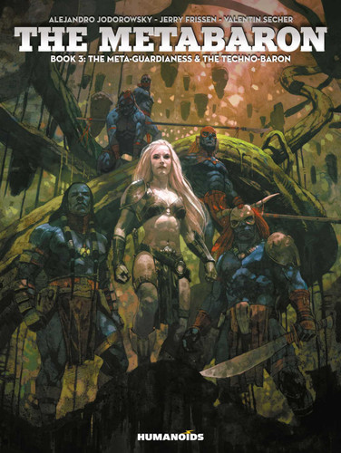 The Metabaron Vol.3: The Meta-Guardianess and the Techno-Baron - Oversized Deluxe book cover by Jerry Frissen