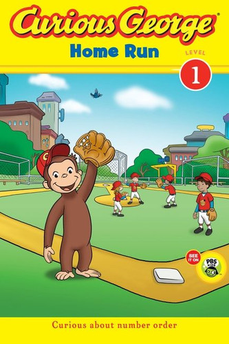 Curious George Home Run (Curious George TV #28) book cover by H. A. Rey