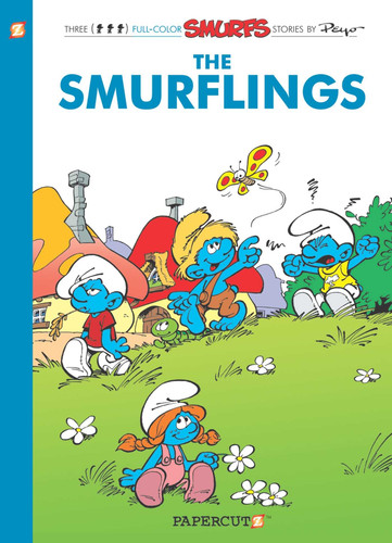 The Smurfs #15: The Smurflings: The Smurflings (The Smurfs Graphic Novels) book cover by Peyo