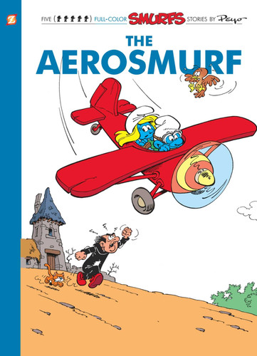 The Smurfs #16: The Aerosmurf: The Aerosmurf (The Smurfs Graphic Novels) book cover by Peyo