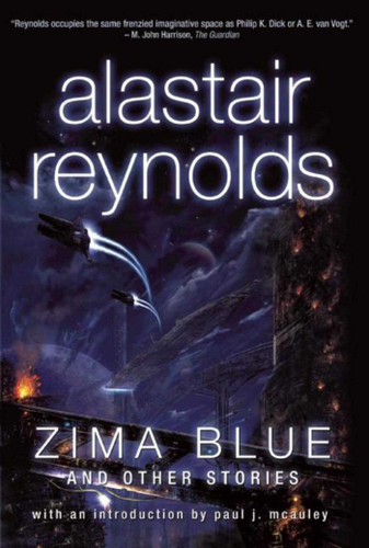 Zima Blue and Other Stories book cover by Alastair Reynolds