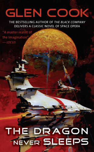 The Dragon Never Sleeps book cover by Glen Cook
