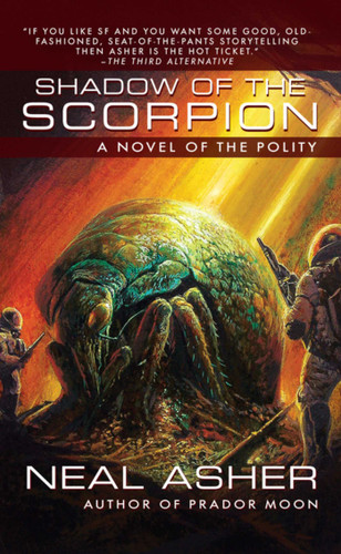 Shadow of the Scorpion: A Novel of the Polity book cover by Neal Asher
