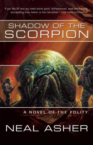 Shadow of the Scorpion: A Novel of the Polity book cover by Neal Asher
