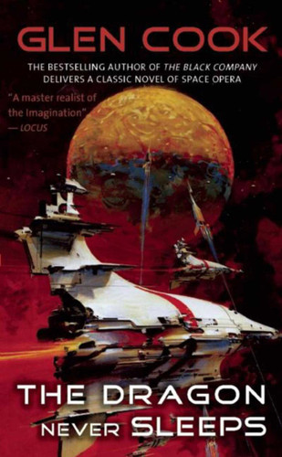 The Dragon Never Sleeps book cover by Glen Cook