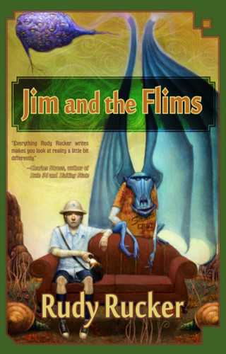 Jim and the Flims book cover by Rudy Rucker
