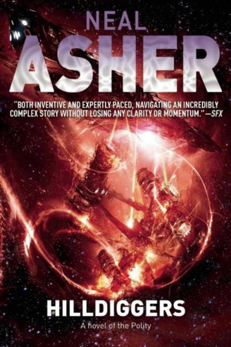 Hilldiggers: A Novel of the Polity book cover by Neal Asher