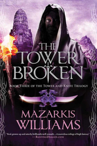 The Tower Broken: Book Three of the Tower and Knife Trilogy (Tower and Knife) book cover by Mazarkis Williams
