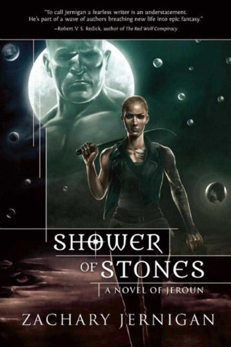 Shower of Stones: A Novel of Jeroun, Book Two (Jeroun) book cover by Zachary Jernigan