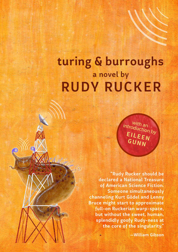 Turing & Burroughs book cover by Rudy Rucker