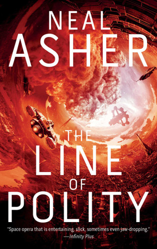 The Line of Polity: The Second Agent Cormac Novel (Agent Cormac) book cover by Neal Asher